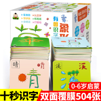 识字卡片0-3-6岁学龄前儿童启蒙早教书籍看图识字象形卡片