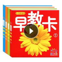 宝宝数字卡片1-100彩色全套4盒 0-3岁宝宝早教卡婴幼儿撕不烂启蒙水果认知益智卡片动物彩色双语看图识字大卡片学龄