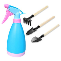 天蓝1个装 (送工具小三件套) 家用种花工具手压喷壶植物浇水壶园艺洒水浇花器喷雾瓶多肉浇水壶[3月12日发完]