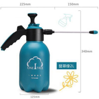 2L翡翠绿(带加长杆)[一棵树] 手动气压式2L加厚加长杆小型喷雾器喷壶浇水浇花壶洒水壶园艺工具