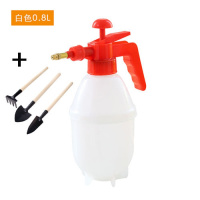 套装0.8L白色+铲子3件套 气压式浇花喷雾瓶多肉植物浇水壶家用小型浇花壶喷雾器喷壶[3月17日发完]