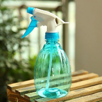 [瓜形喷壶(湖蓝色)] 家用化妆手动式喷水壶浇花园小喷壶洒水壶便捷空瓶清洁消毒喷雾壶[3月1日发完]