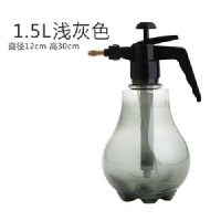 1.5L灯泡形灰 大号容量喷壶 喷壶3升 园艺工具手动气压式喷雾器 洒水壶 浇花[3月10日发完]