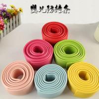 防撞条家用儿童墙角保护宝宝桌角防碰撞墙贴软包防护婴儿桌子包边 2米送双面胶4M L型黑色