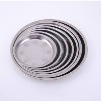 不锈钢盘子圆盘菜盘碟子餐盘加厚盘创意家用菜碟汤盘餐具多用途 1个装9cm