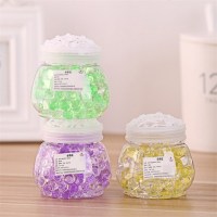 空气芳香剂水晶香珠车用清香剂家用多功能固体空气清新剂45g*1瓶 茉莉