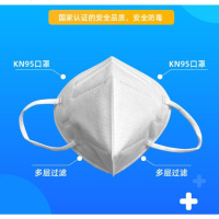 kn95口罩n95透气防飞沫粉尘防5层95级一次性防护工业成人口罩