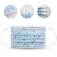 一次性防护口罩非外科儿童医用口罩小孩专用三层防尘透气男女童