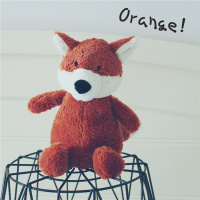 桔色小狐狸娃娃毛绒公仔儿童陪睡玩偶安抚玩具男友女情人节