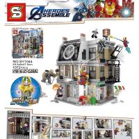 兼容樂高76108超级英雄复联圣所大对决圣地摊牌1044积木玩具07107