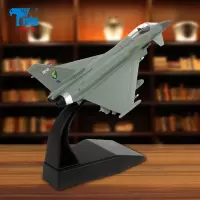 1:100台风战斗机EF-2000飞机模型仿真合金二战飞机航模军事摆件