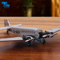 1:250德国JU52-3M合金运输机模型仿真汉莎二战军事飞机模型摆件