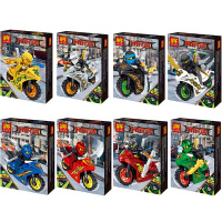 兼容樂高第十二12季幻影忍者2020劳埃德蛇怪神龙机甲积木 31050八款忍者摩托车