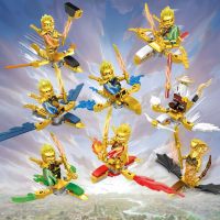 兼容樂高第十二12季幻影忍者2020劳埃德蛇怪神龙机甲积木 新款黄金忍者610188款盒装