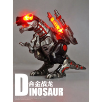 合金恐龙霸王龙触摸声光玩具模型可动合金机械动物模型恐龙玩具