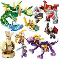 新年王者积木荣耀争霸拼装人仔武器玩具小人孙悟空送周边英雄 王者5款+主宰暴君