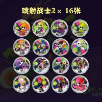 火焰纹章塞尔达传说amiibo卡风花雪月暗黑3喷射战士2明星大乱斗 喷射战士2全套16枚 L