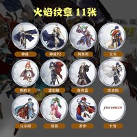 火焰纹章塞尔达传说amiibo卡风花雪月暗黑3喷射战士2明星大乱斗 火焰纹章风花雪月全套11枚 L