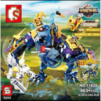 新年孙悟空李白赵云玩具拼装积木机甲王者的争霸荣耀战场 黑暗暴君