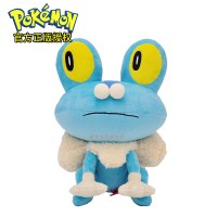 新年宠物小精灵宝可梦公仔玩偶可达鸭呆呆兽比卡丘皮卡丘毛绒玩具 深蓝色 挂件
