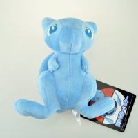 2020年掌柜推荐 热卖MEGA超梦X毛绒公仔 超梦进化版玩具娃娃玩偶 蓝色Q版18cm 20厘米-29厘米