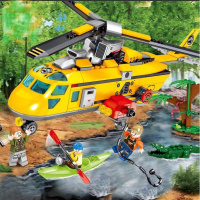 歼20直升机预警隐形男孩拼装积木玩具新年军事战斗机歼15飞机 飞机1