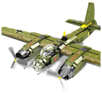 歼20直升机预警隐形男孩拼装积木玩具新年军事战斗机歼15飞机 飞机2