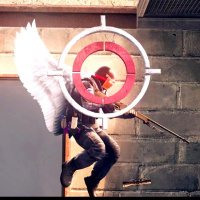 东东CS GO游戏实物csgo周边模型实体墙壁涂鸦贴纸印花大海报 军绿色 飞翔的AWP(50x35cm)