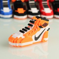 小颗粒积木樂高拼装玩具成人篮球鞋模型aj拼图大人高难度徐璐同款 B15-6球鞋440pcs