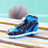 小颗粒积木樂高拼装玩具成人篮球鞋模型aj拼图大人高难度徐璐同款 B15-7球鞋440pcs