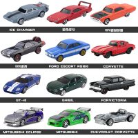 仿真道奇战马汽车玩具速度与激情跑车模型合金车模男孩经典小轿车 粉红色