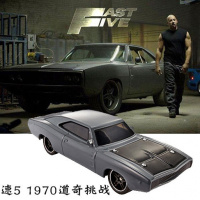 仿真道奇战马汽车玩具速度与激情跑车模型合金车模男孩经典小轿车 道奇战马-1970