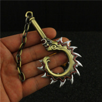 守望先锋屁股周边源氏飞镖龙碳素黑武器模型青年邪鬼合金玩具 12cm路霸土著战士 合金品质送展架