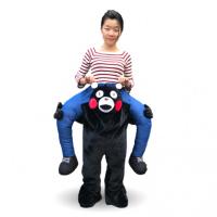 魔性的裤子假人腿动物背人猩猩泰迪熊骆驼丑青蛙服装道具抖音同款 熊本熊 均码