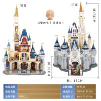 S牌兼容樂高霍格沃兹城堡迪士尼乐园城堡积木哈利波特拼霍格沃茨 特价迪士尼城堡