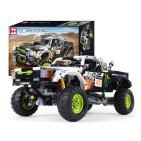 兼容乐高MOC四驱皮卡车魔爪遥控越野车成年拼装积木玩具模型 [XQ1211魔爪越野车-静态版]