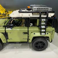 路虎卫士积木福特猛禽保时捷91布加迪机械兼容樂高大人高难度拼装 国产复刻路虎卫士高砖零件