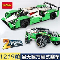 兼容樂高f1方程式赛车男孩高难度拼装模型玩具大型机械组跑车 全天候方程式变形赛车