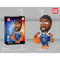 小颗粒积木拼装玩具科比拼图兼容樂高篮球哈登詹姆斯男生 zy2575欧文