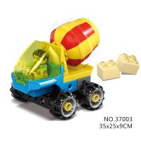 大颗粒散装特殊科技件直弯管道齿轮兼容樂高百变工程STEAM科教 37003搅拌车