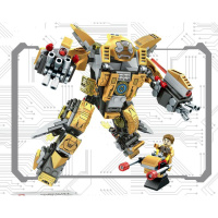 森宝钢铁侠机甲积木MK36复仇者联盟2绿巨人美国队长拼装积木玩具 MK24共341片