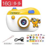 超级飞侠儿童相机玩具可拍照录像宝宝数码卡通迷你小单反照相机 正版授权超级飞侠[多多]含16G内存卡