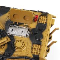 1:32虎王坦克模型仿真二战德国虎式主战坦克合金军事静态成品摆件 古铜版