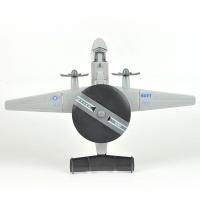 仿真合金飞机模型玩具预警机航母舰载机战斗机金属E2儿童回力飞机 灰色