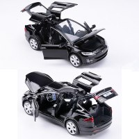 新能源车模型仿真合金开越野车车模儿童收藏玩具小汽车摆件 黑色组合款[2辆]