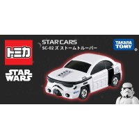 TOMY多美卡星球大战合金车模型仿真小汽车黑武士白兵BB8玩具套装 831310(白兵)SC-02