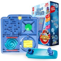 大脑3d立体魔幻磁性运笔迷宫球玩具轨道走珠飞碟智力球 2代迷宫-深海探险