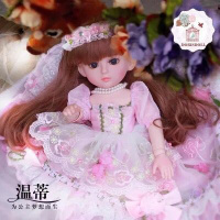 会说话的智能巴比娃娃套装女孩公主大礼盒单个女童仿真洋娃娃 静态--温蒂-脸更漂亮 官方标配