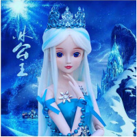 正品叶罗丽娃娃白光莹仙子正版精灵梦叶萝莉60厘米洋娃娃女孩玩具 冰公主 60cm
