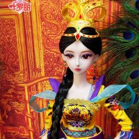 娃娃正品莫纱莫沙莫莎精灵梦夜萝莉60厘米洋娃娃玩具女孩 曼多拉女王- 【60厘米正版】送六件套梳妆包